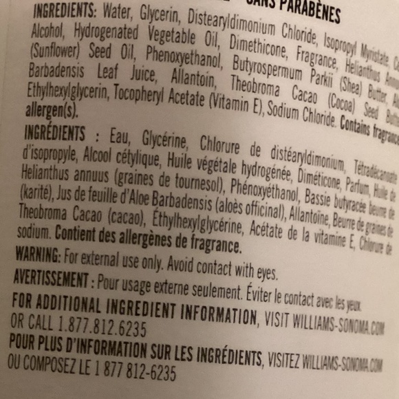 WILLIAMS SONOMA BERGAMOT & OAK 16ml HAND SOAP AND LOTION - Picture 8 of 8